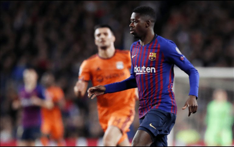 Dembélé sufre una rotura muscular y será baja del Barcelona