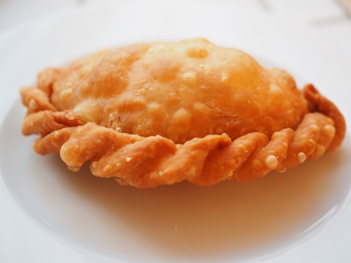 Empanadas de camarón con queso