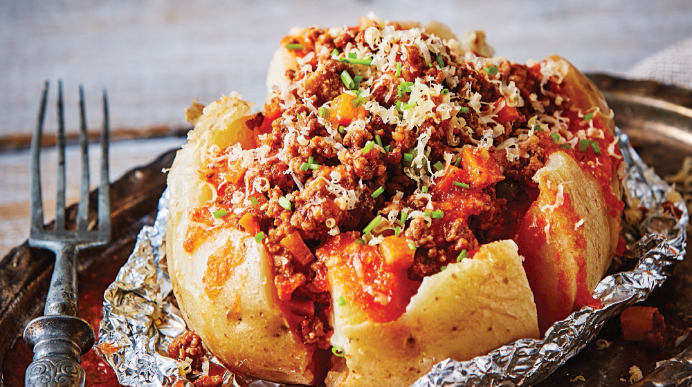 Relleno de picadillo con papas