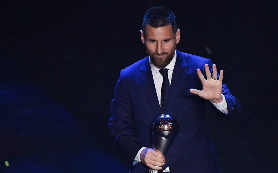 Messi es elegido como el mejor jugador del año